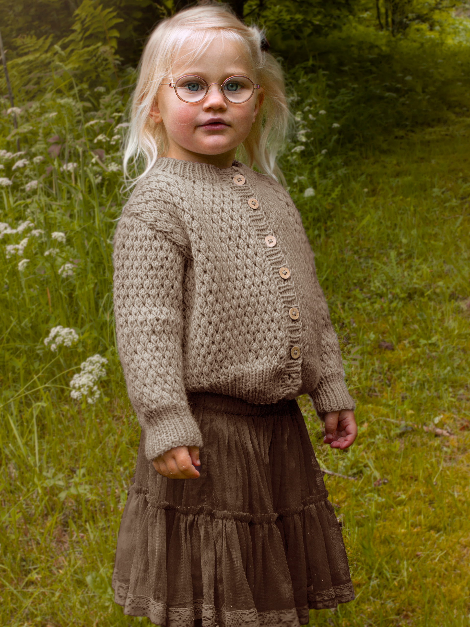 STAVA jacka ensfärgad beige