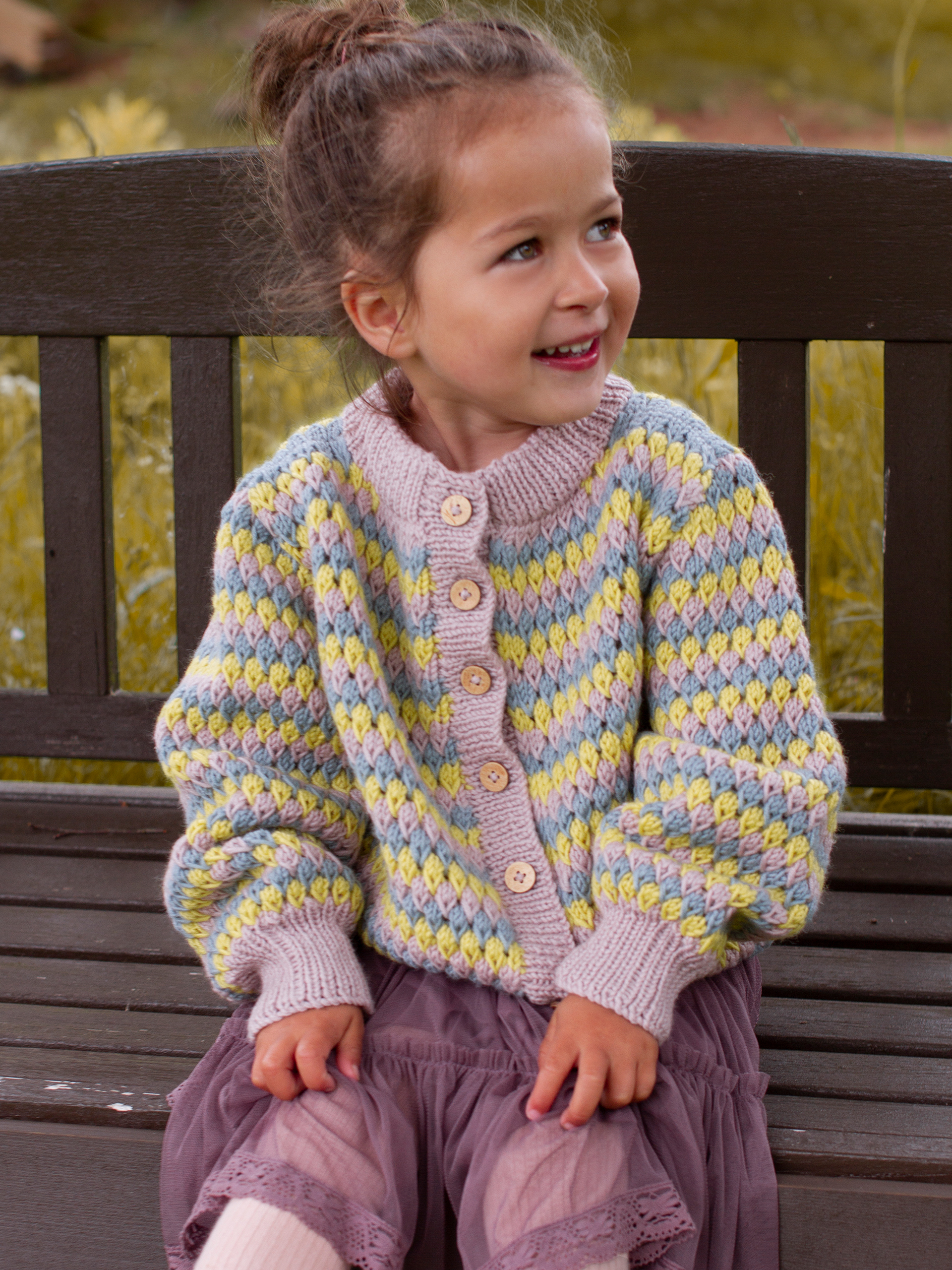 STAVA jacka ränder pudderrosa