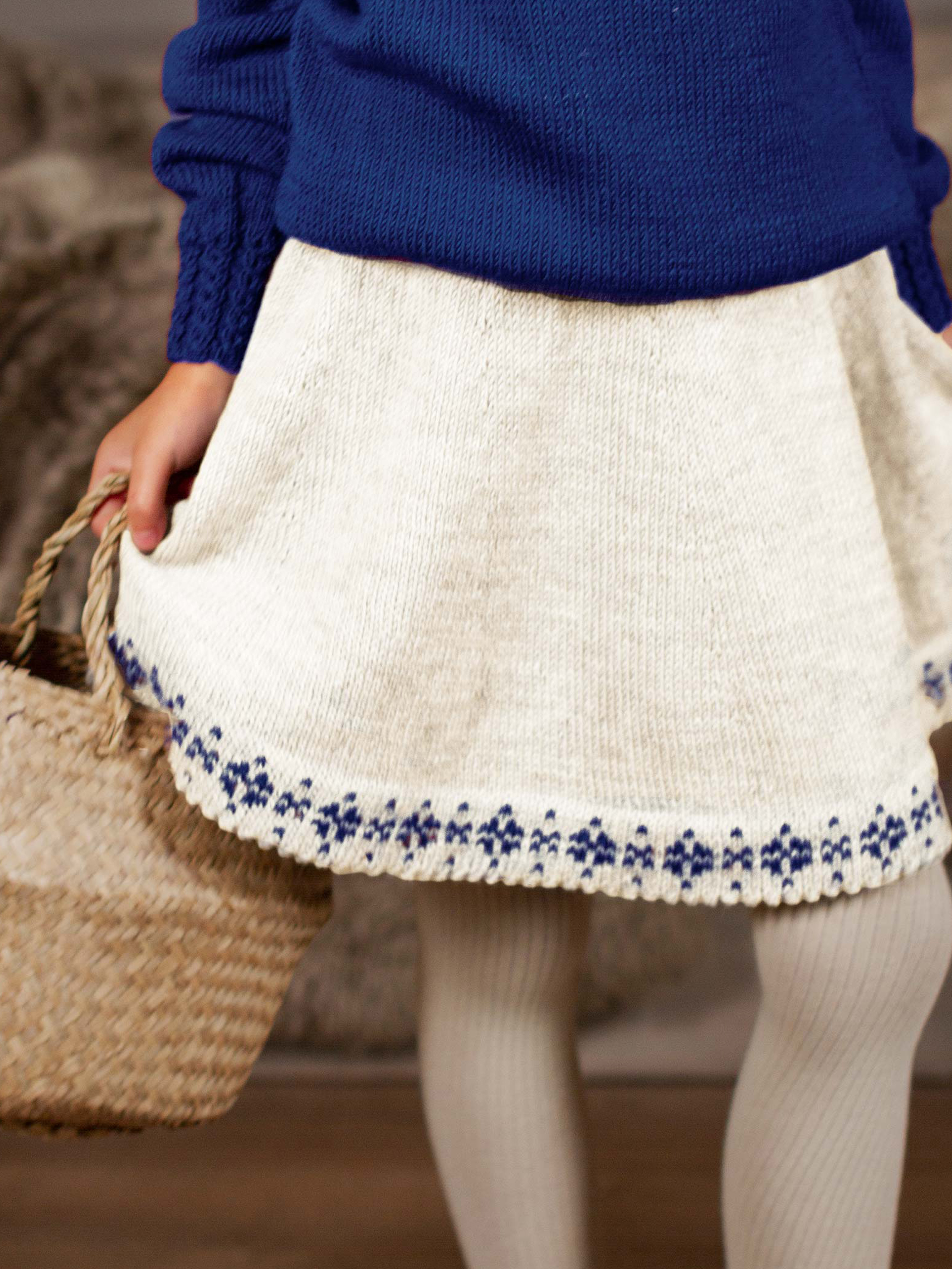 STJÄRNKJOL kitt/djupblå