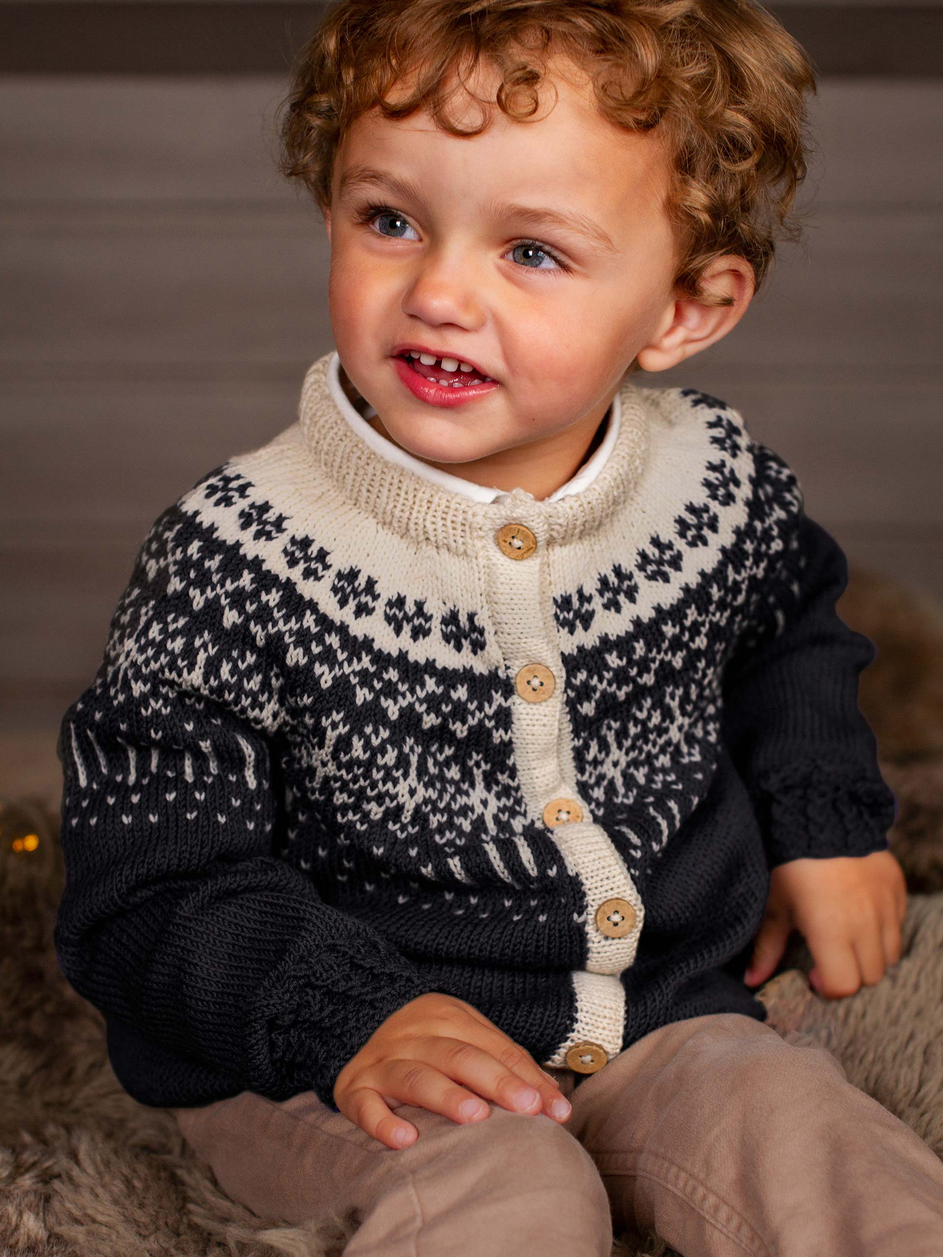 STJÄRNFALL jacka barn svart/kitt