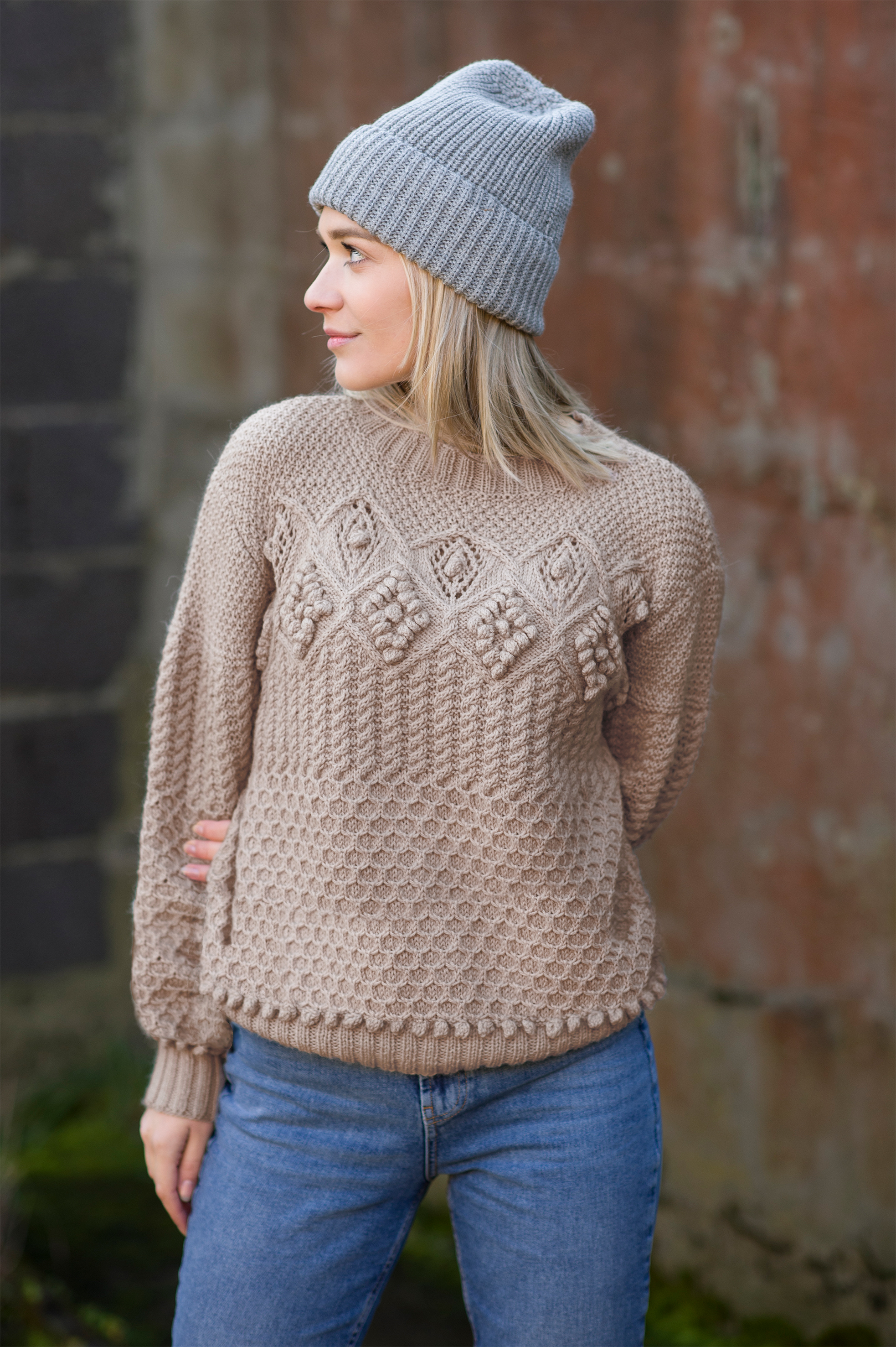 SUZANNE tröja beige