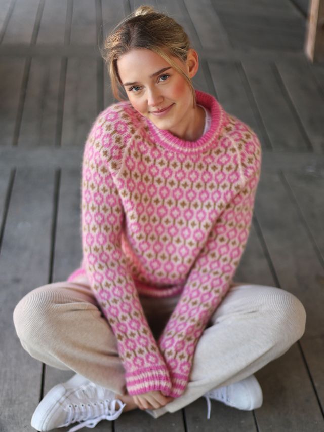 Svalastog kos rosa beige