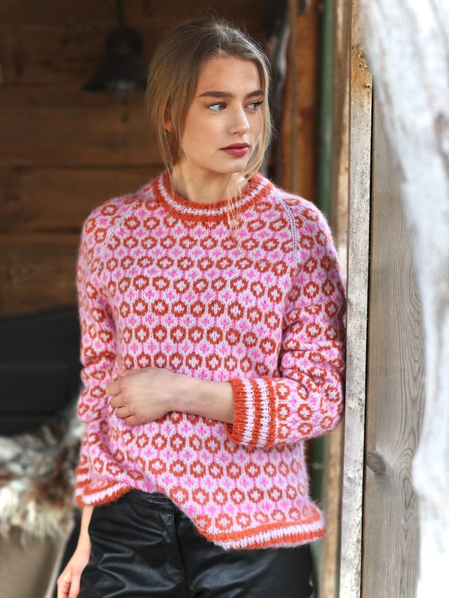 Svalastog kos rosa orange