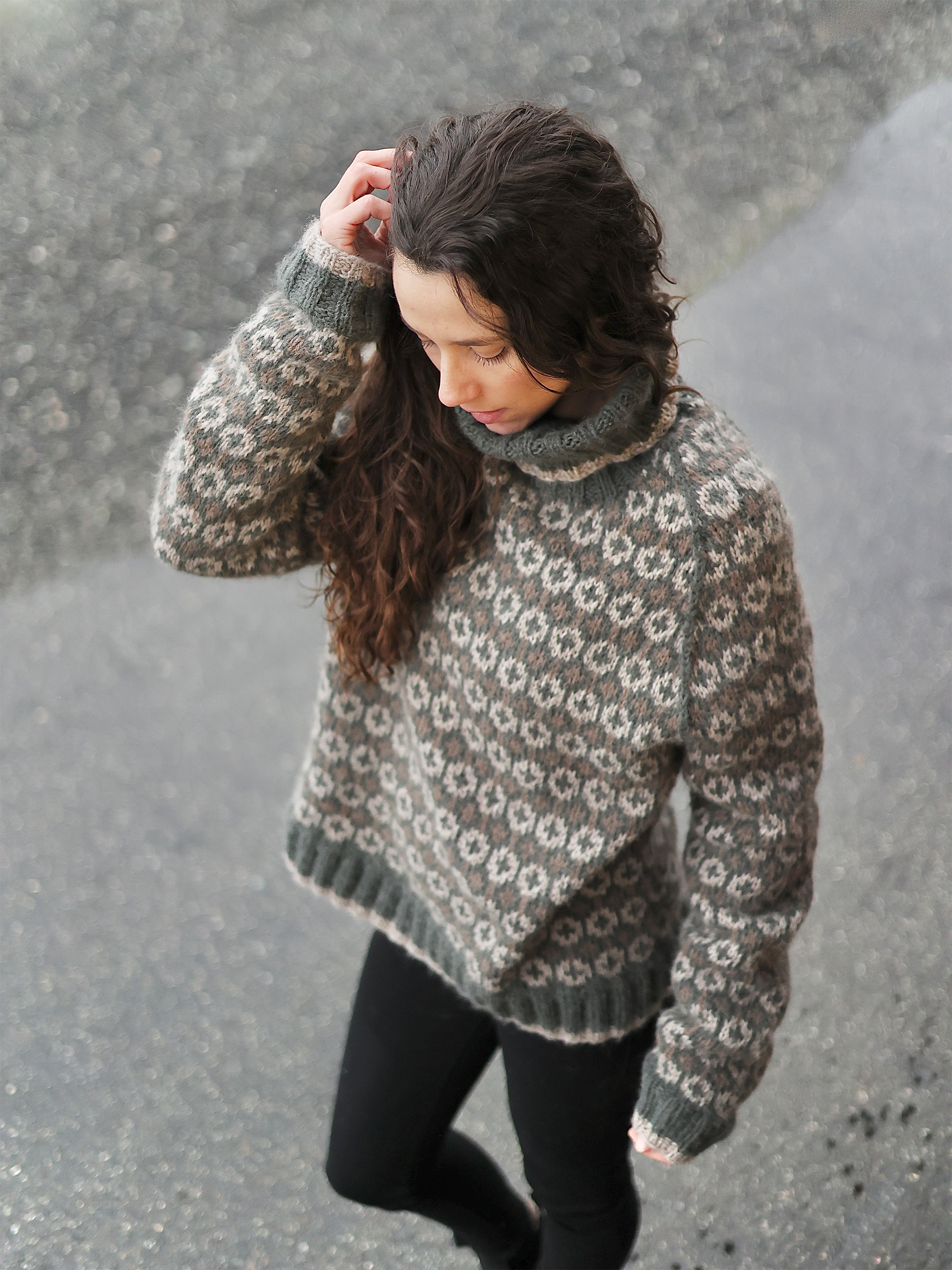 SVALASTOG LUN dam grön/beige