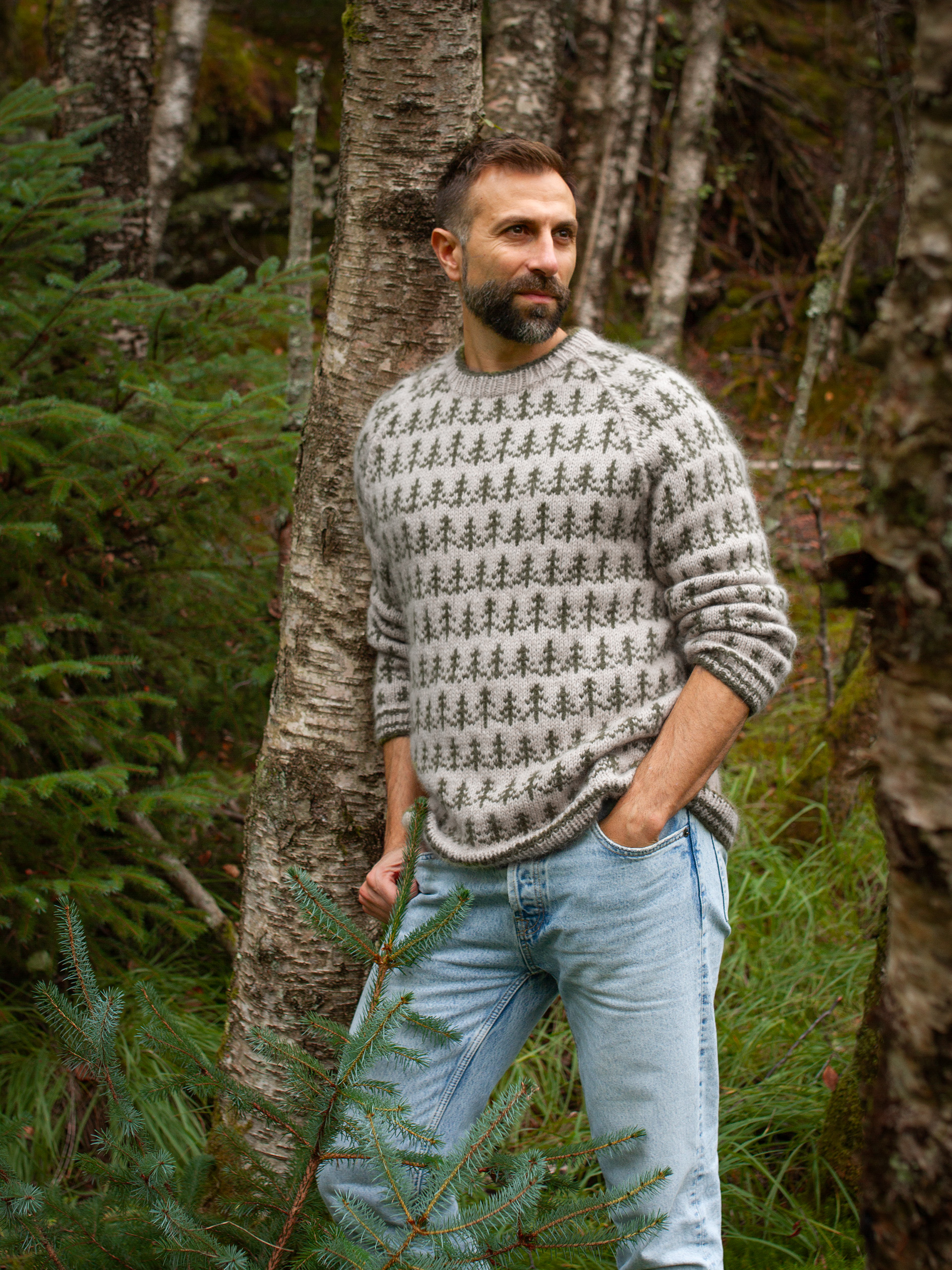 424K-10a&nbsp;TREETOP tröja herr