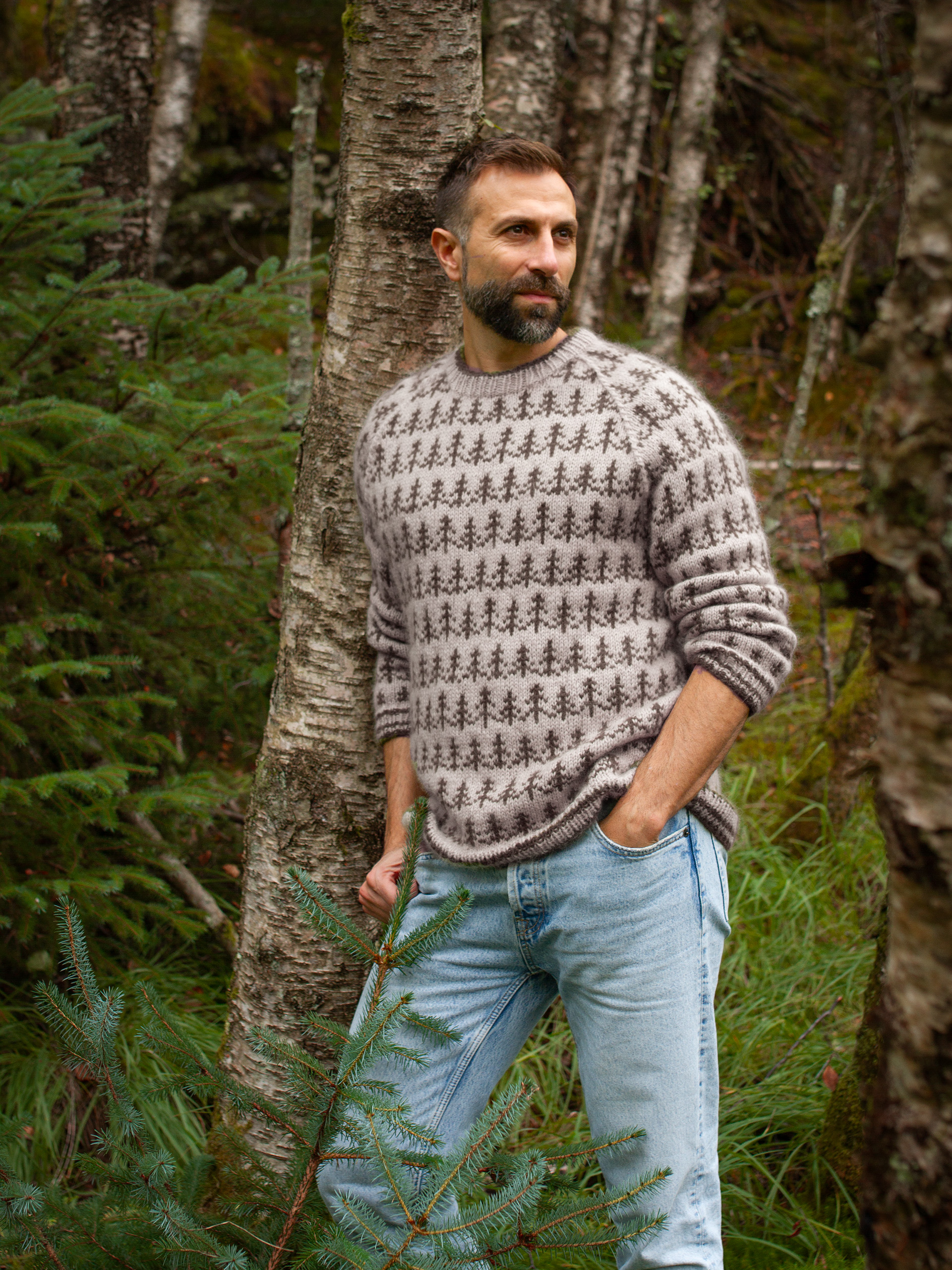 424K-10b&nbsp;TREETOP tröja herr