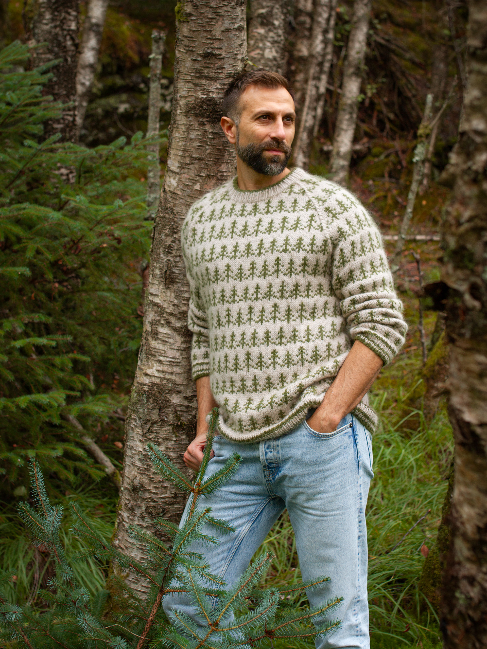 424K-10c&nbsp;TREETOP tröja herr