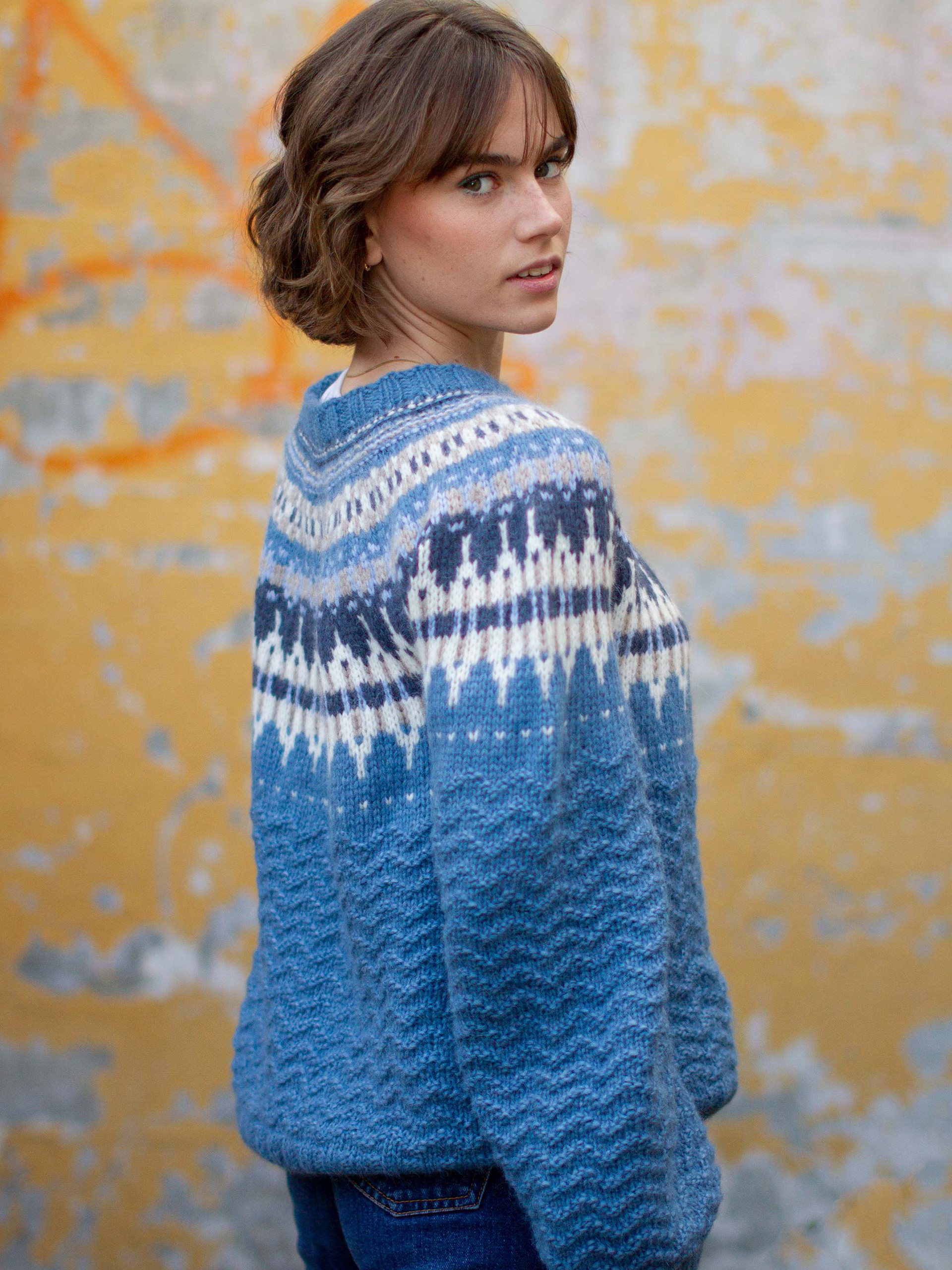 TRUE COLORS tröja denim