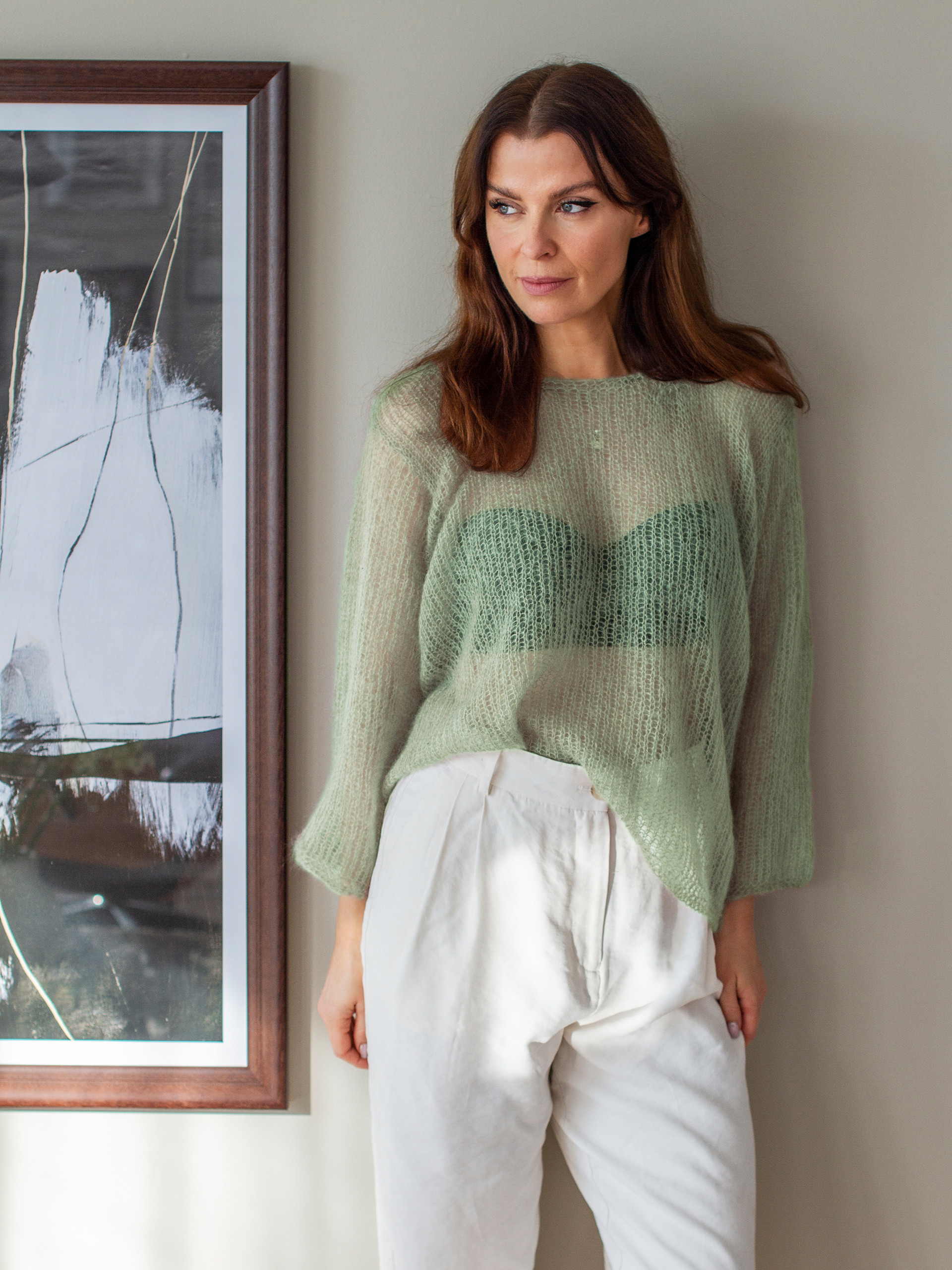 UNISONO tröja grön