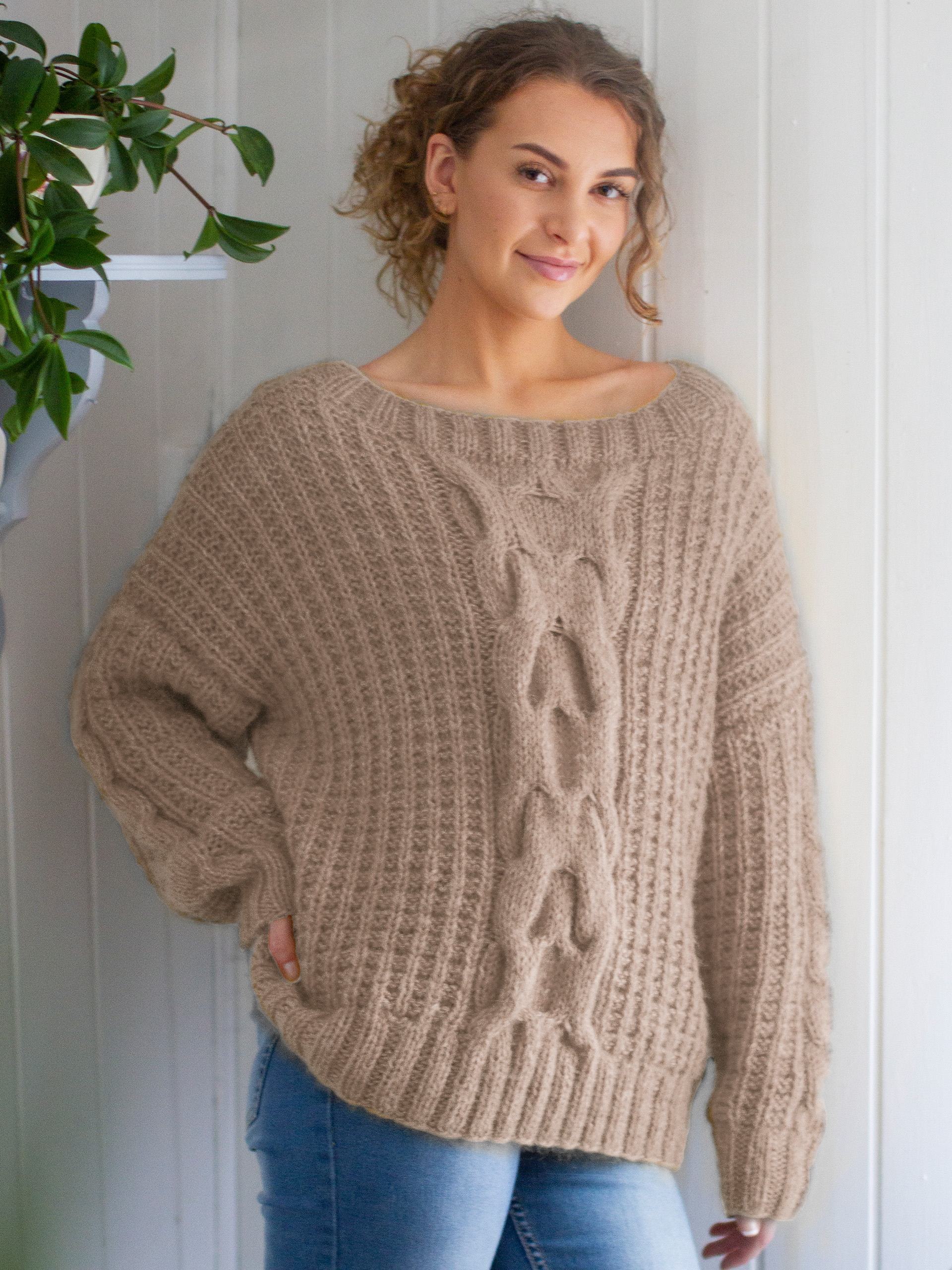 VIVENDEL tröja beige