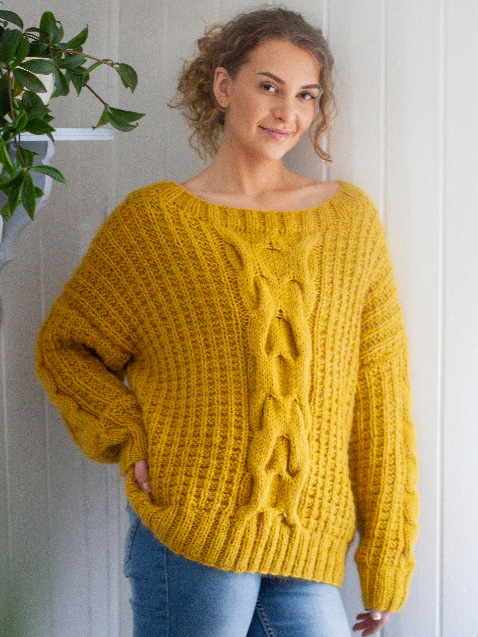 VIVENDEL tröja gullgul