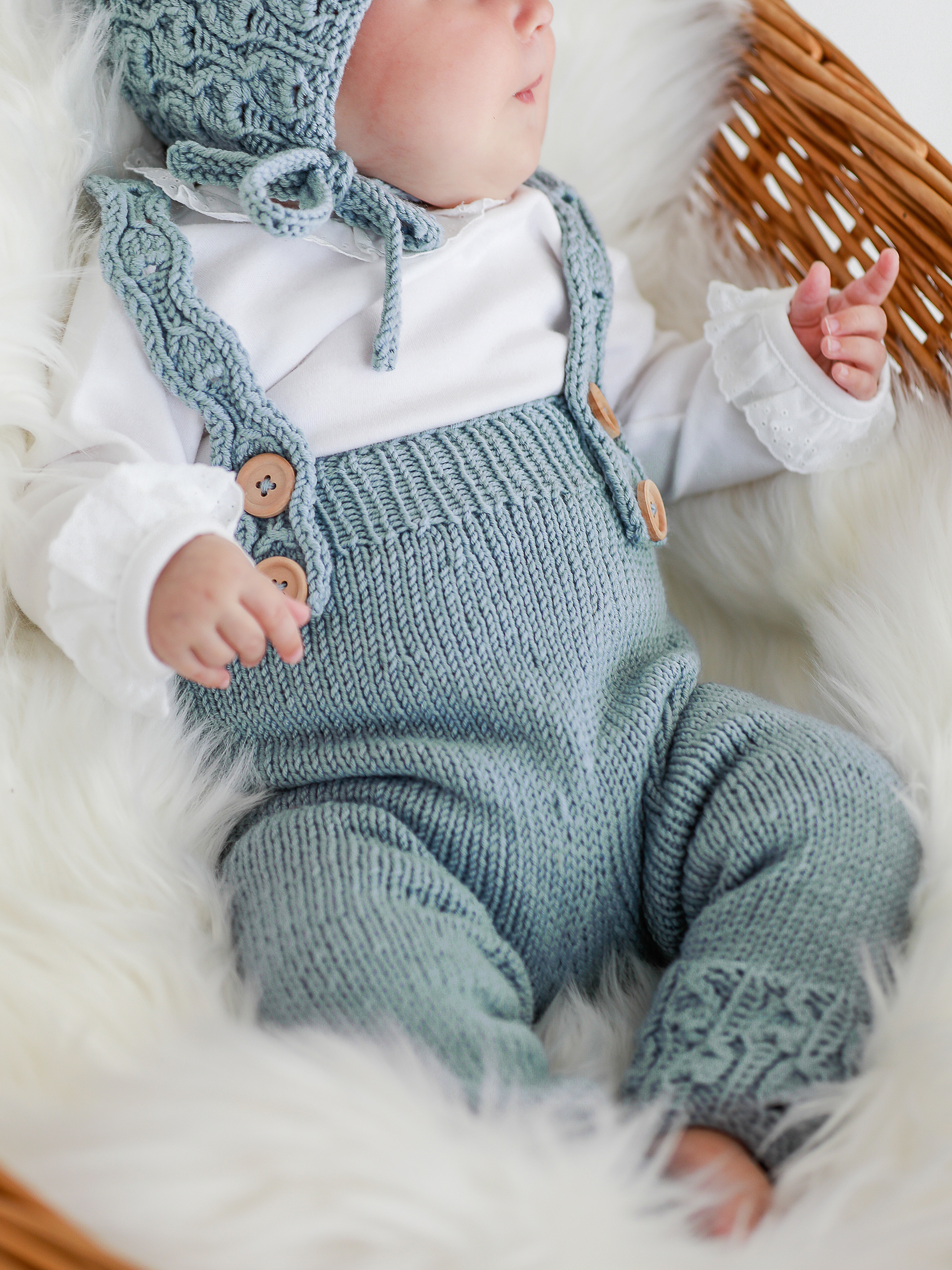 Vugge byxset ljus petrol