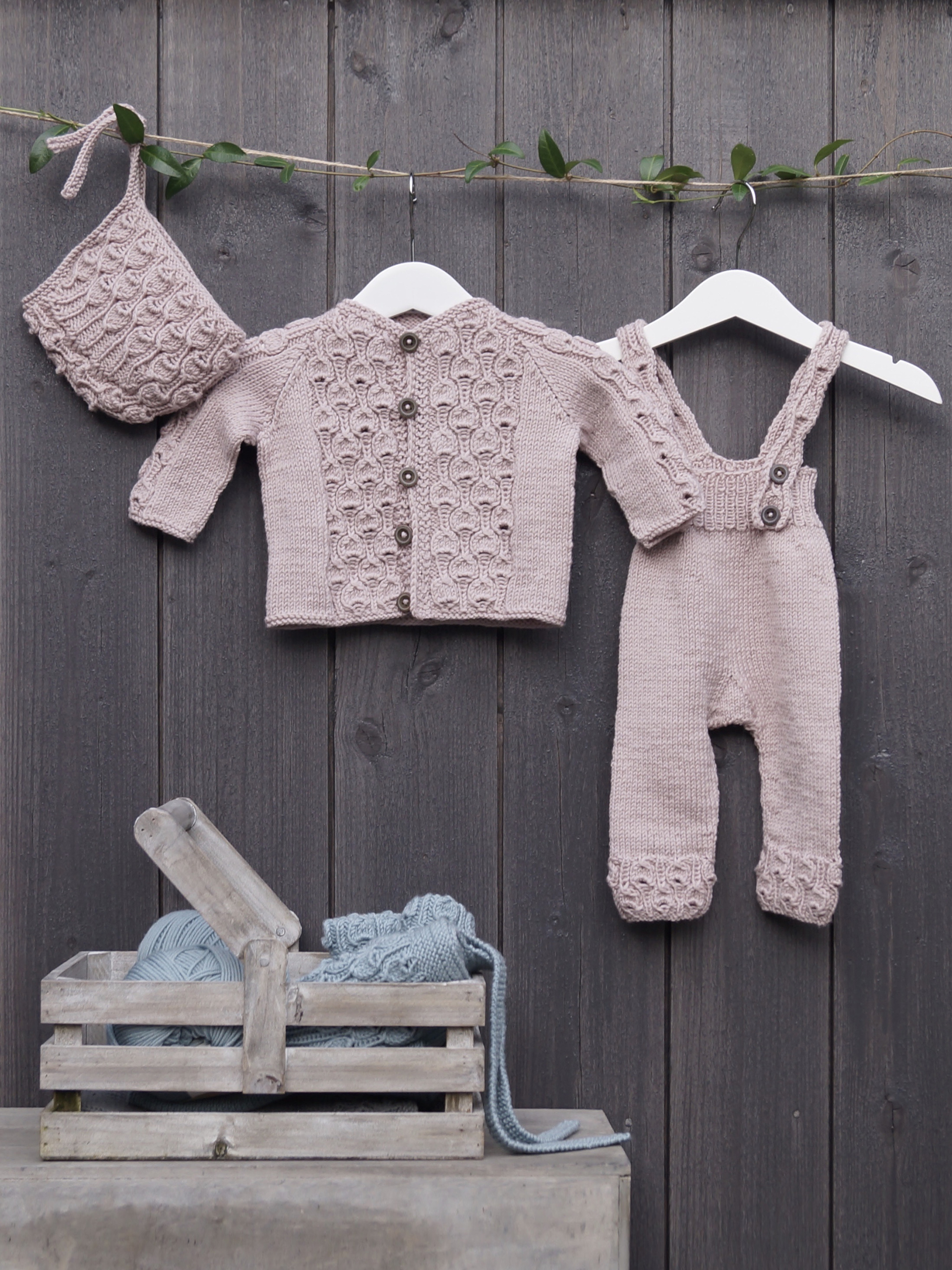 Vugge byxset pudderrosa