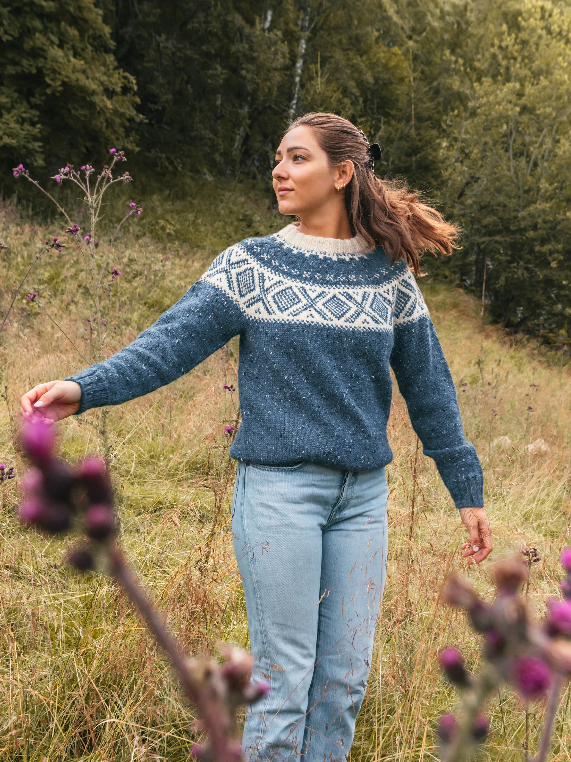 111-16j Cortina unisex genser