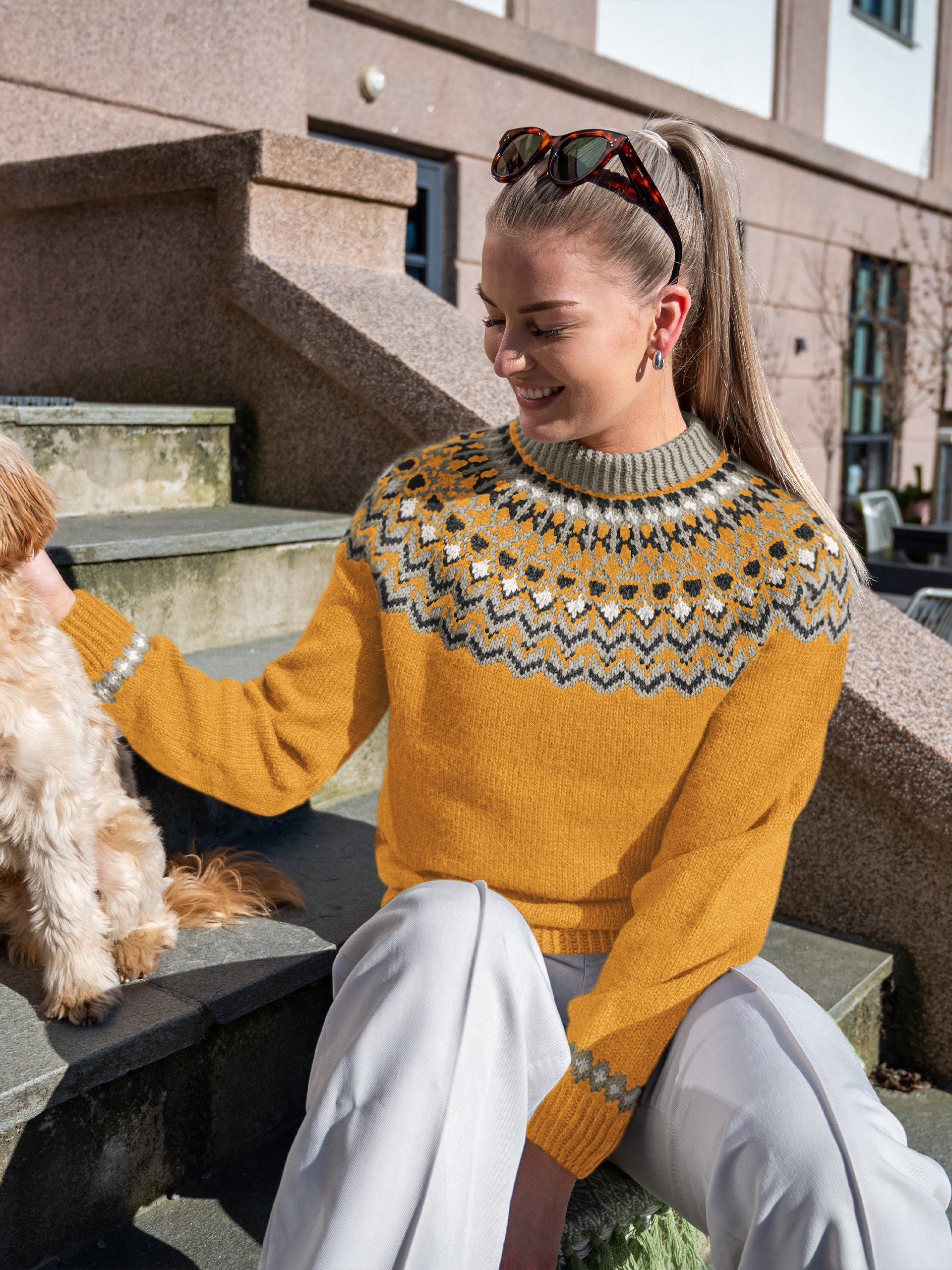 133-01f Pansy genser