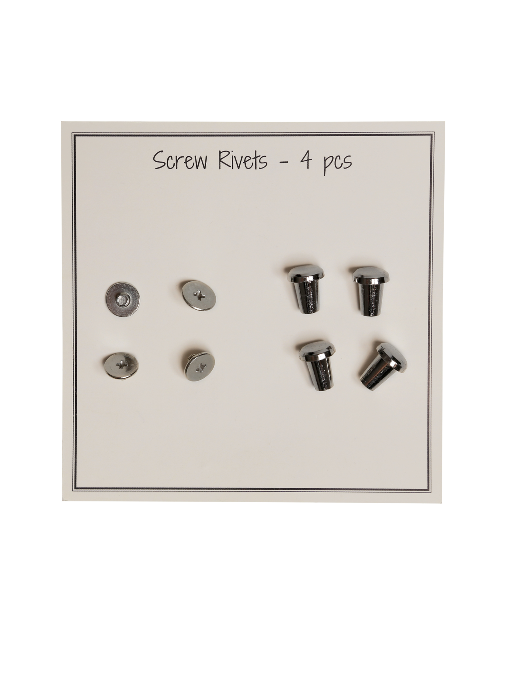 Skruenagler - 10 mm - Sølv