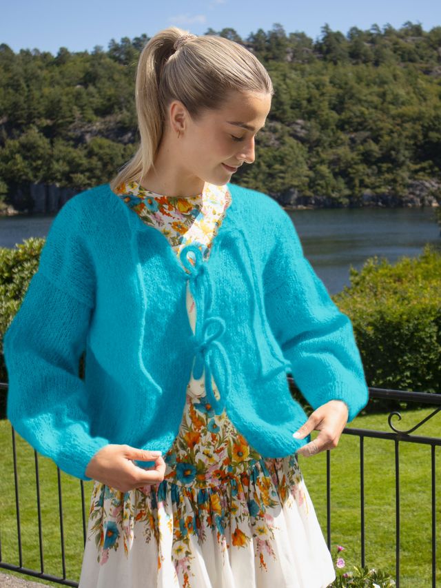 24-46i Cord jakke turkis