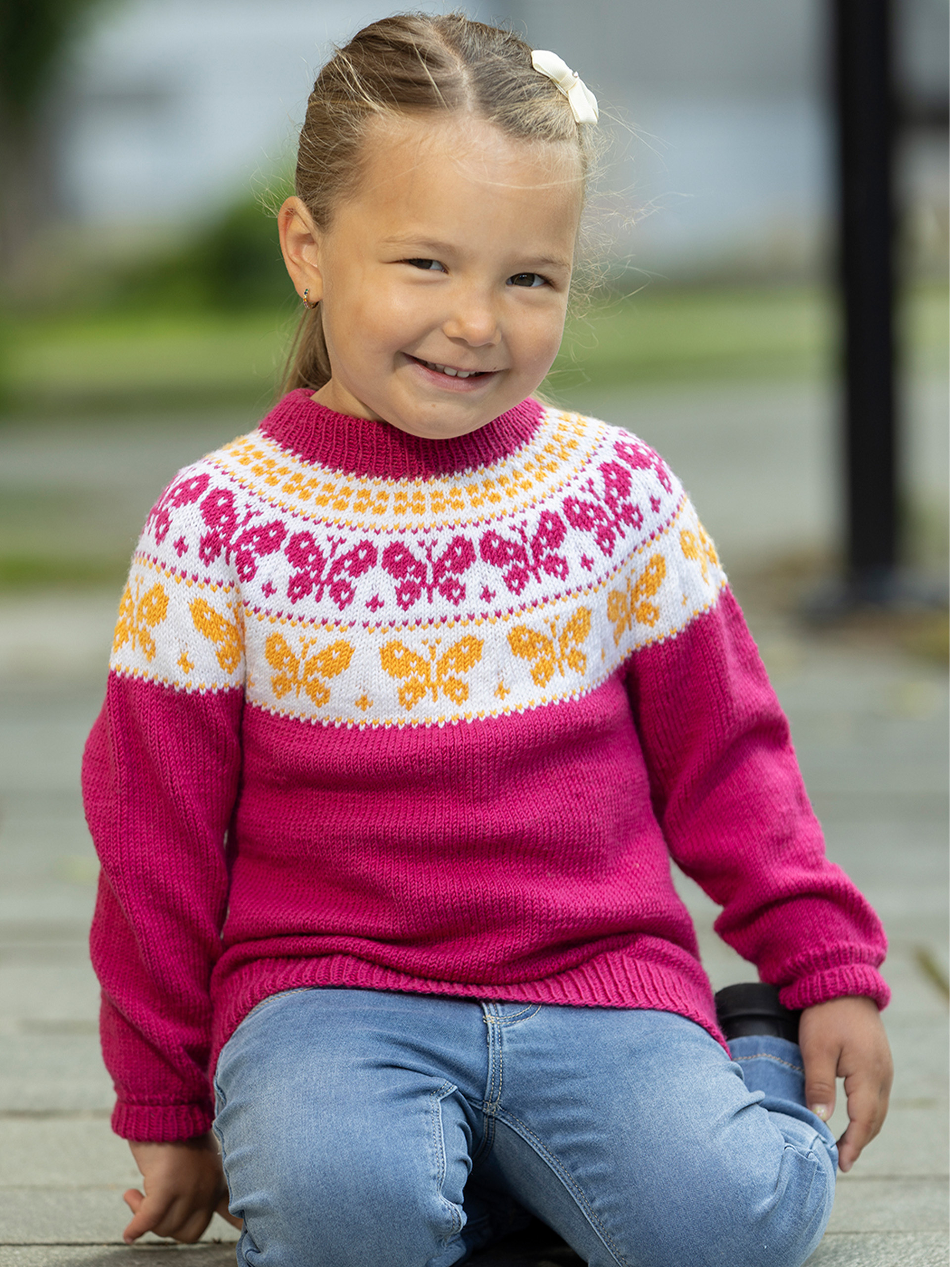 2424-1a Butterfly genser