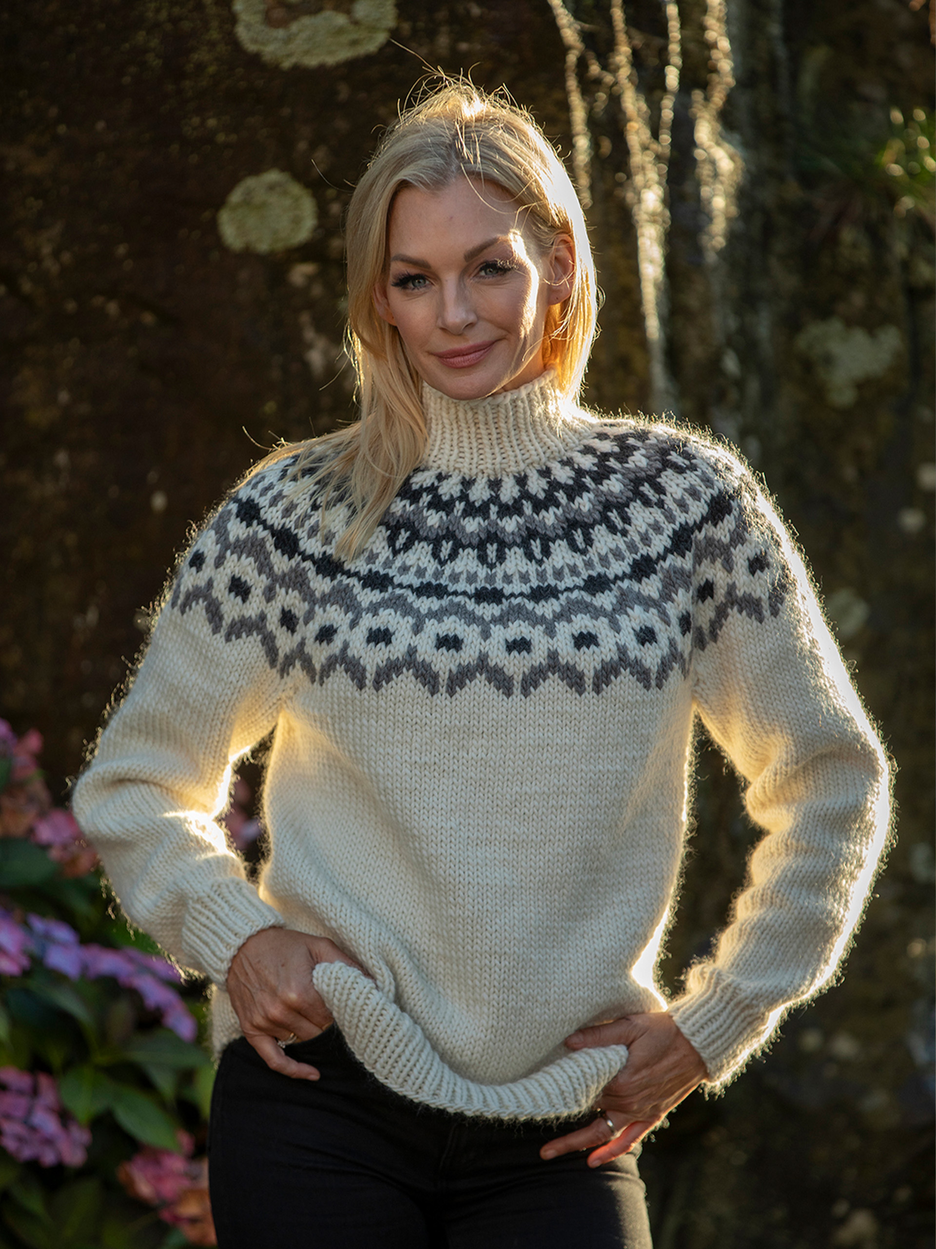 2426-3b White mustang genser