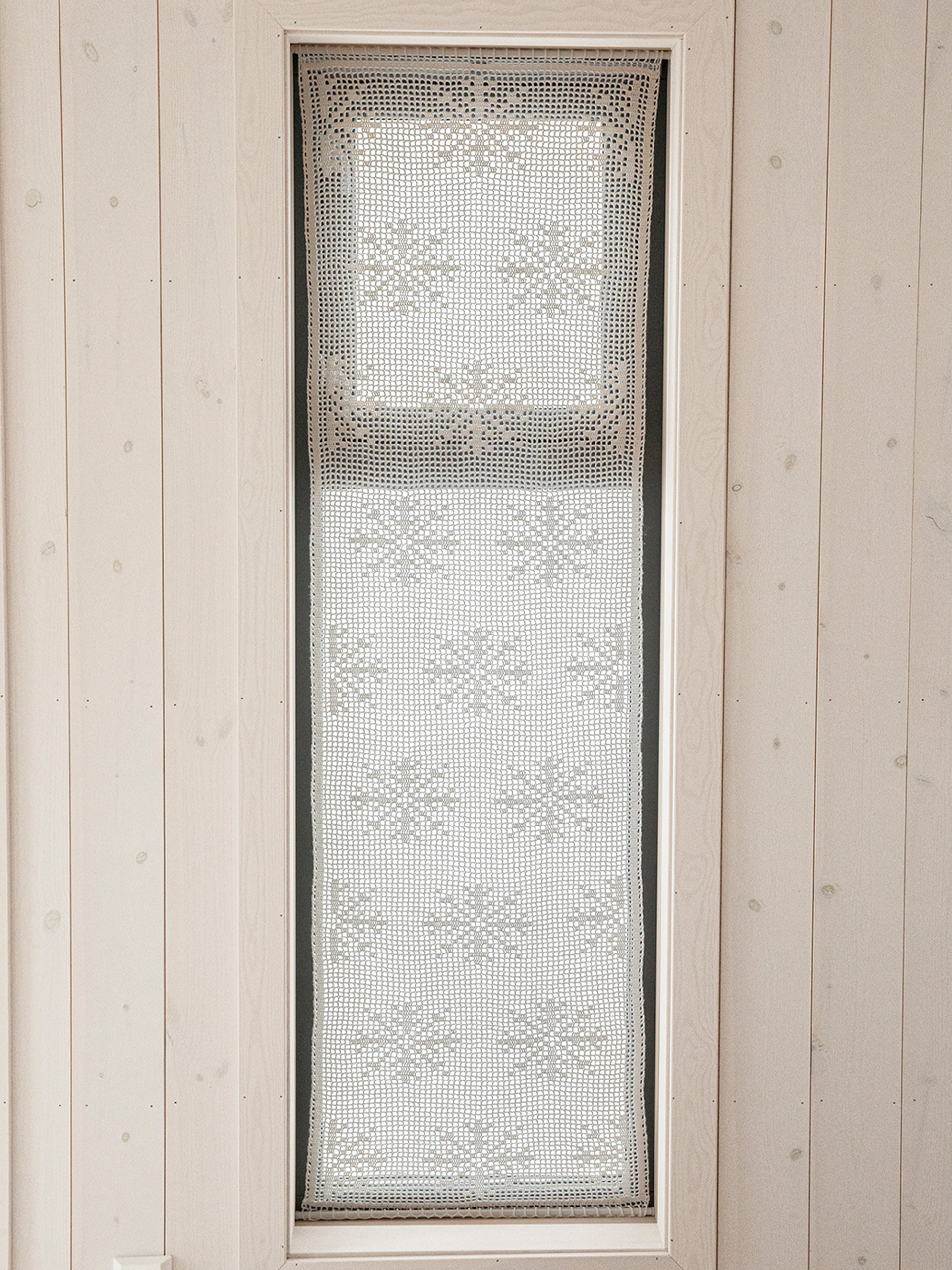 2429-8 Crystals panelgardin til vindu