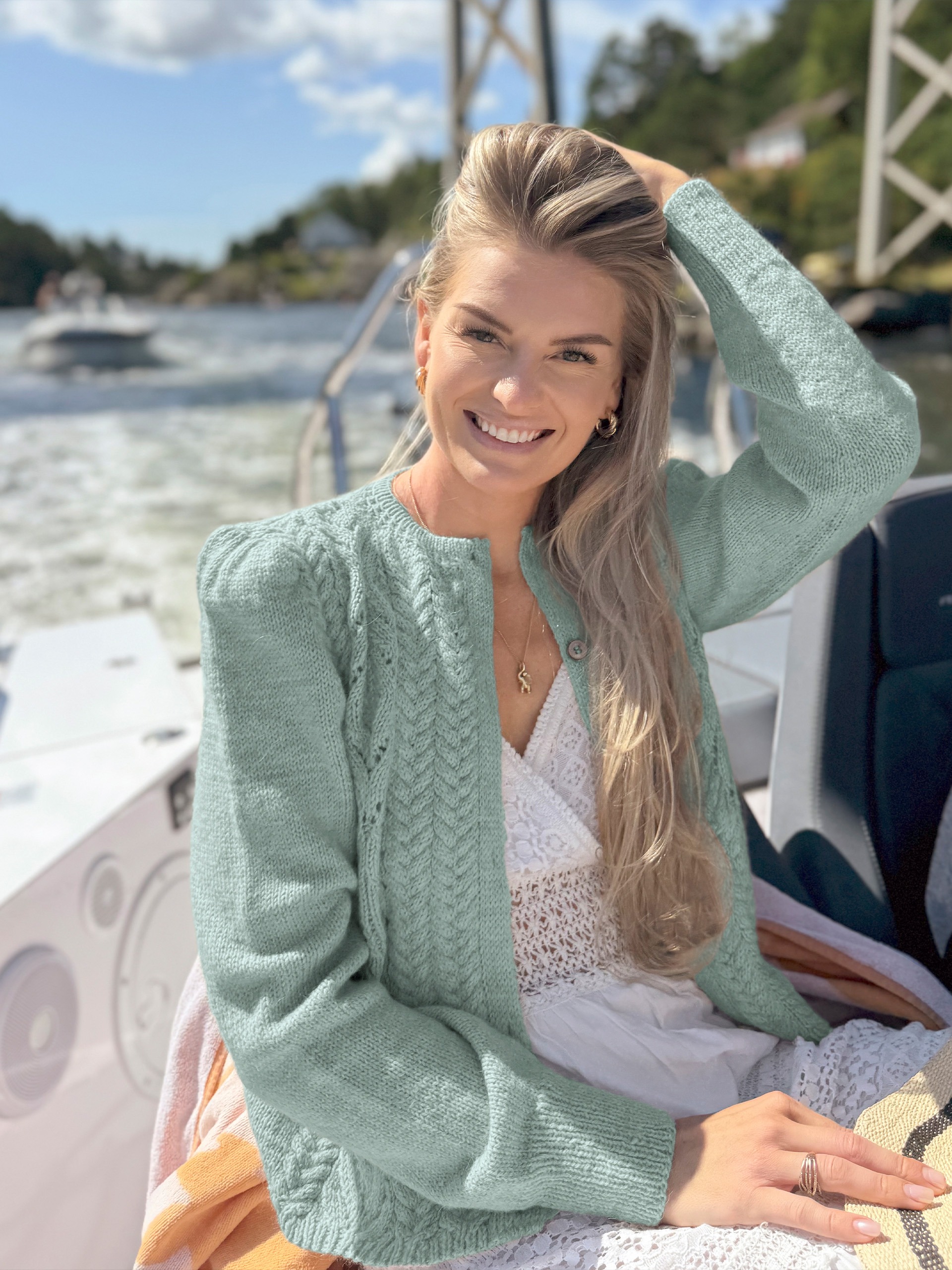 25-02g Tresser cardigan (Stay)