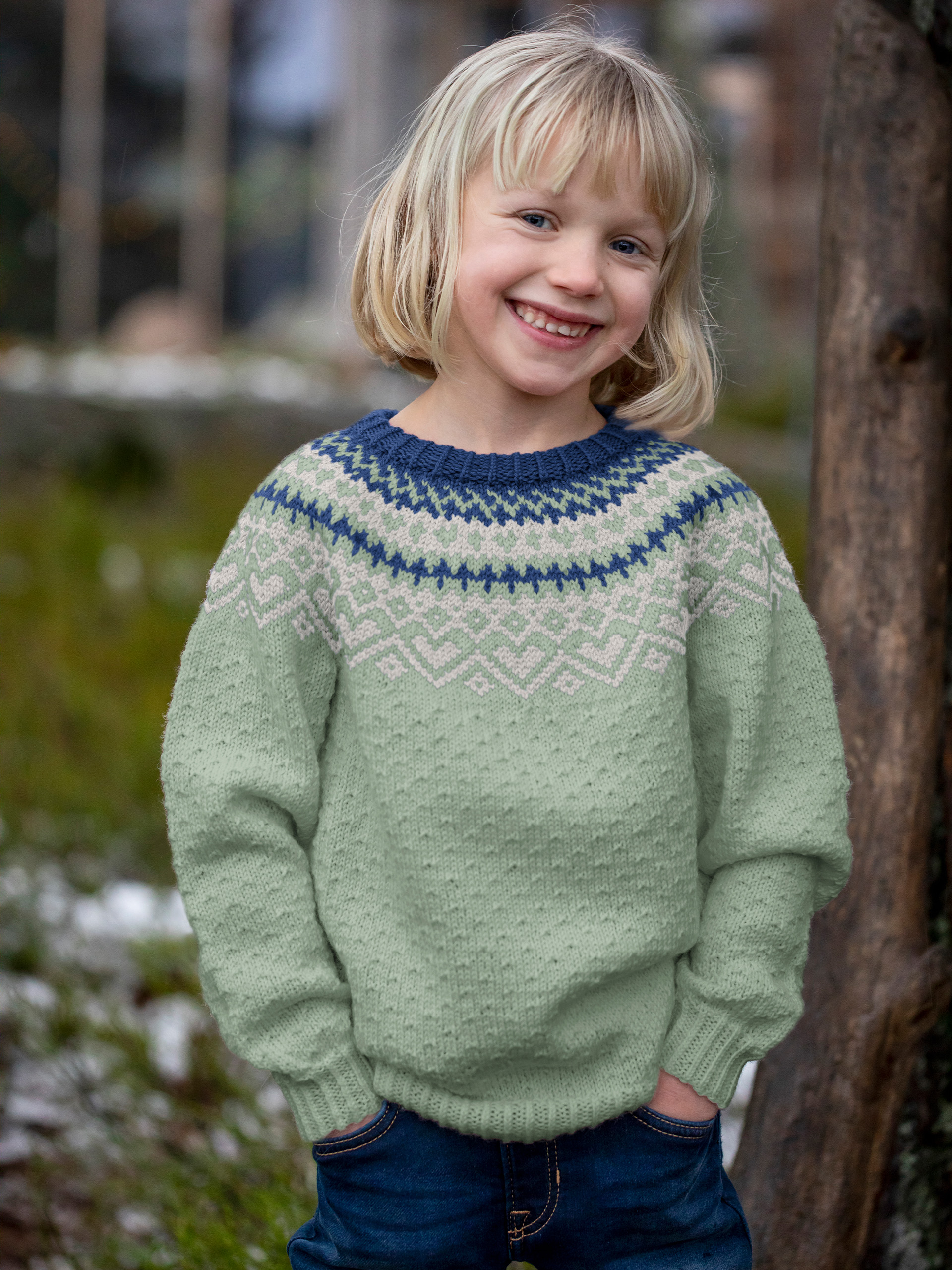 284-13c Ronje genser