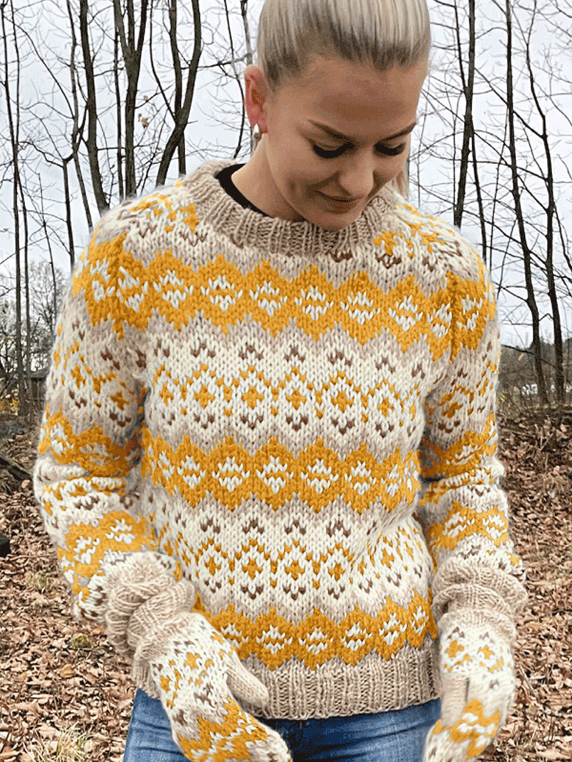 294-13g Drifa genser