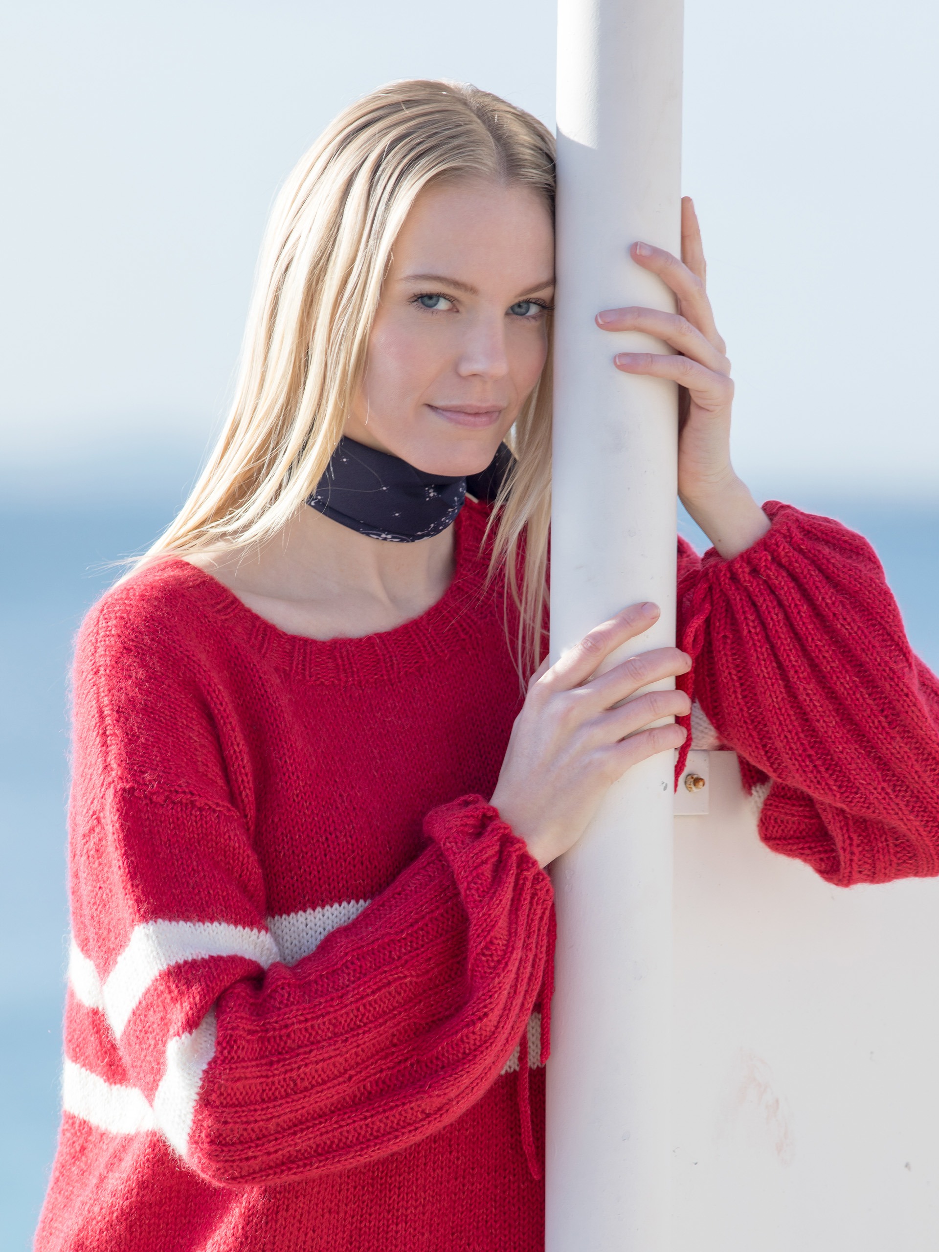 380-10 Ingrid tröja röd