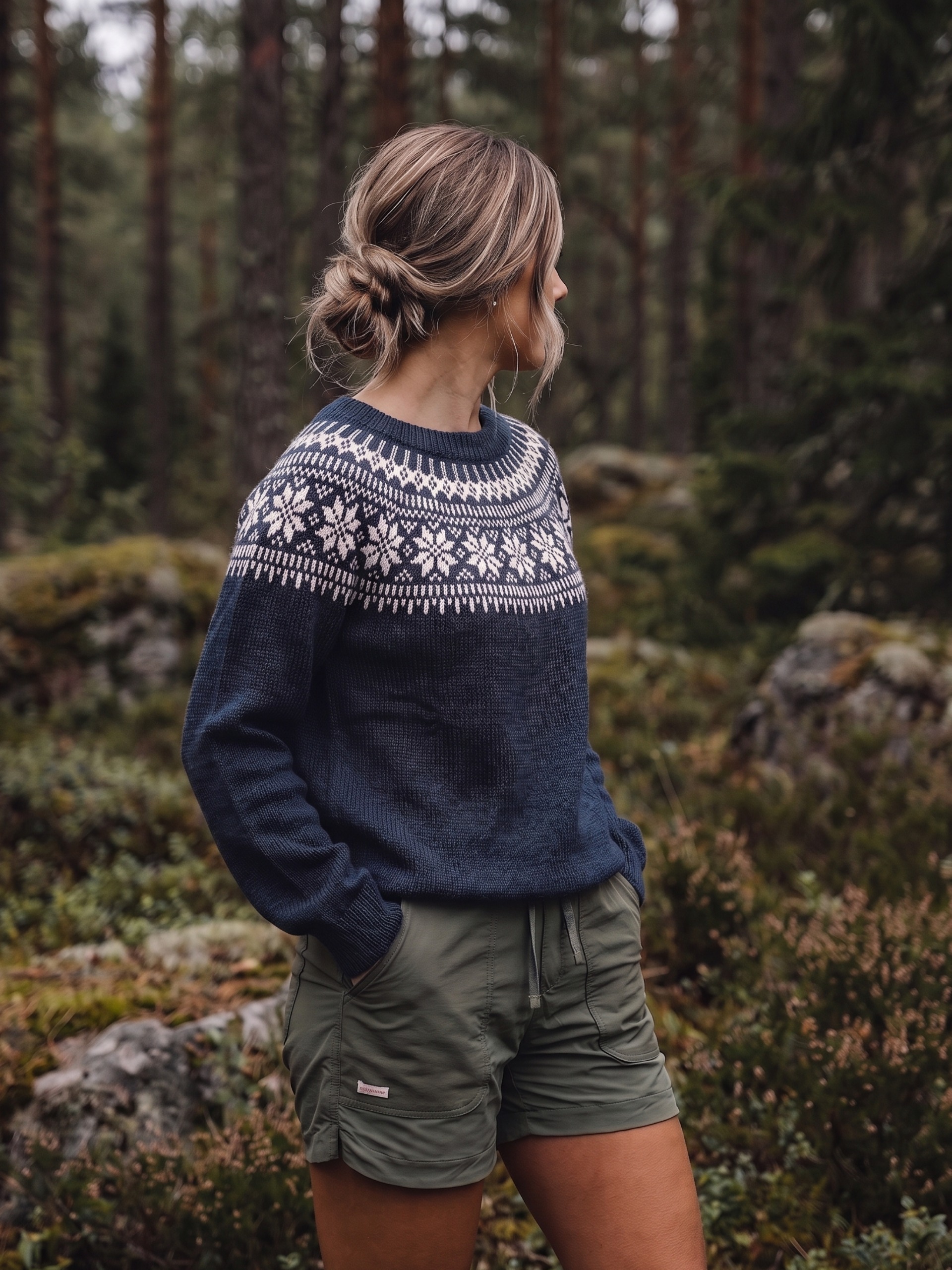 621MS-30 Chunky Selbu tröja