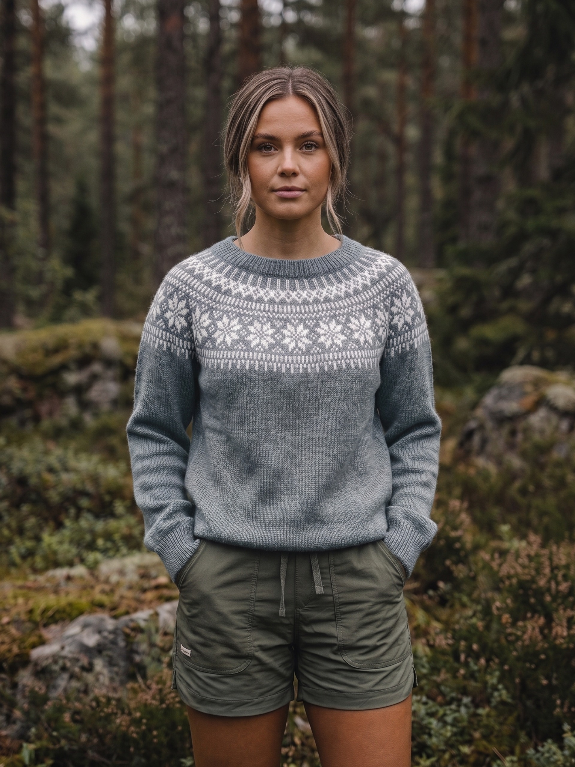 621MS-30 Chunky Selbu tröja