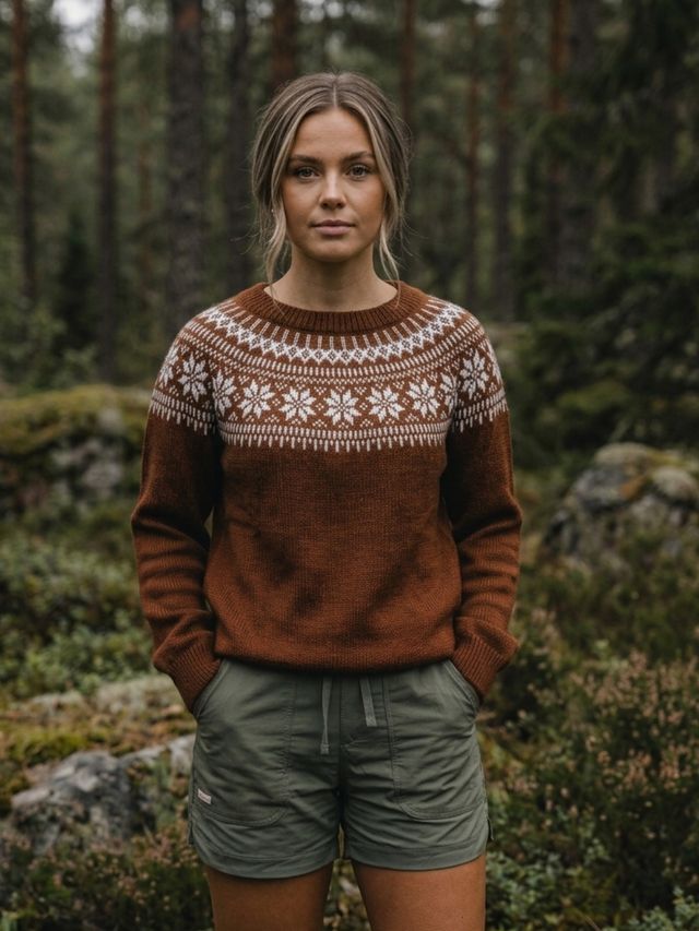 621MS-30 Chunky Selbu tröja (Merinor)