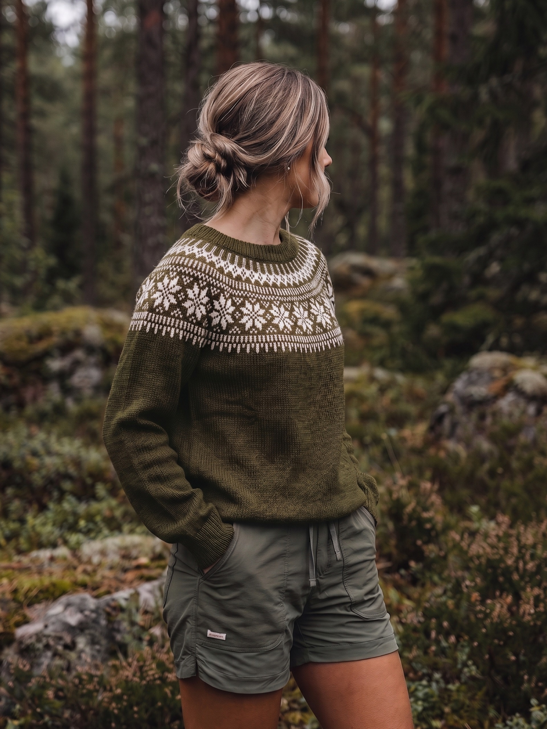 621MS-30 Chunky Selbu tröja