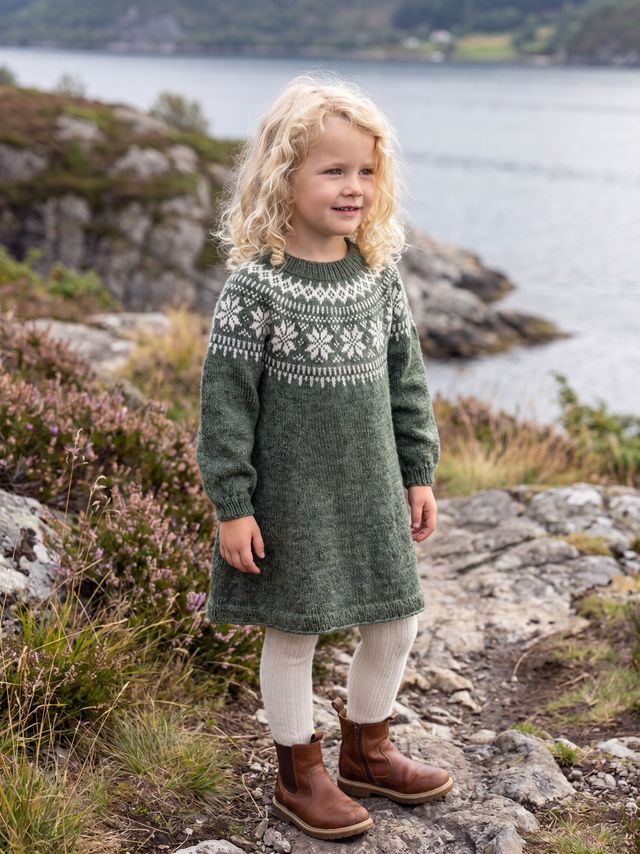 621MS-38e Chunky Selbu klänning (Stay)