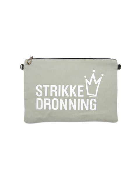 Strikkeveske - strikkedronning - grønn