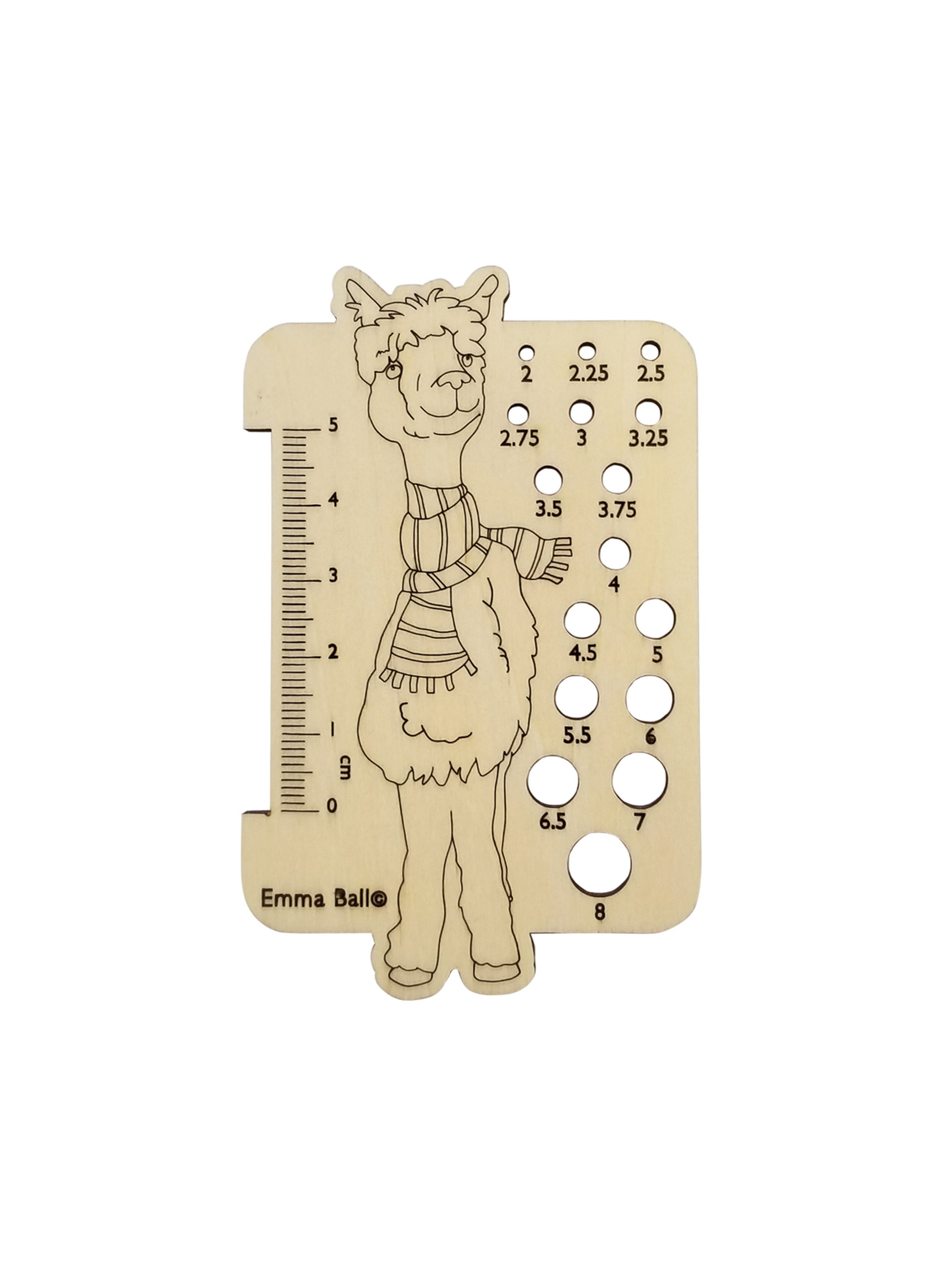 Stickmätare – Alpacka