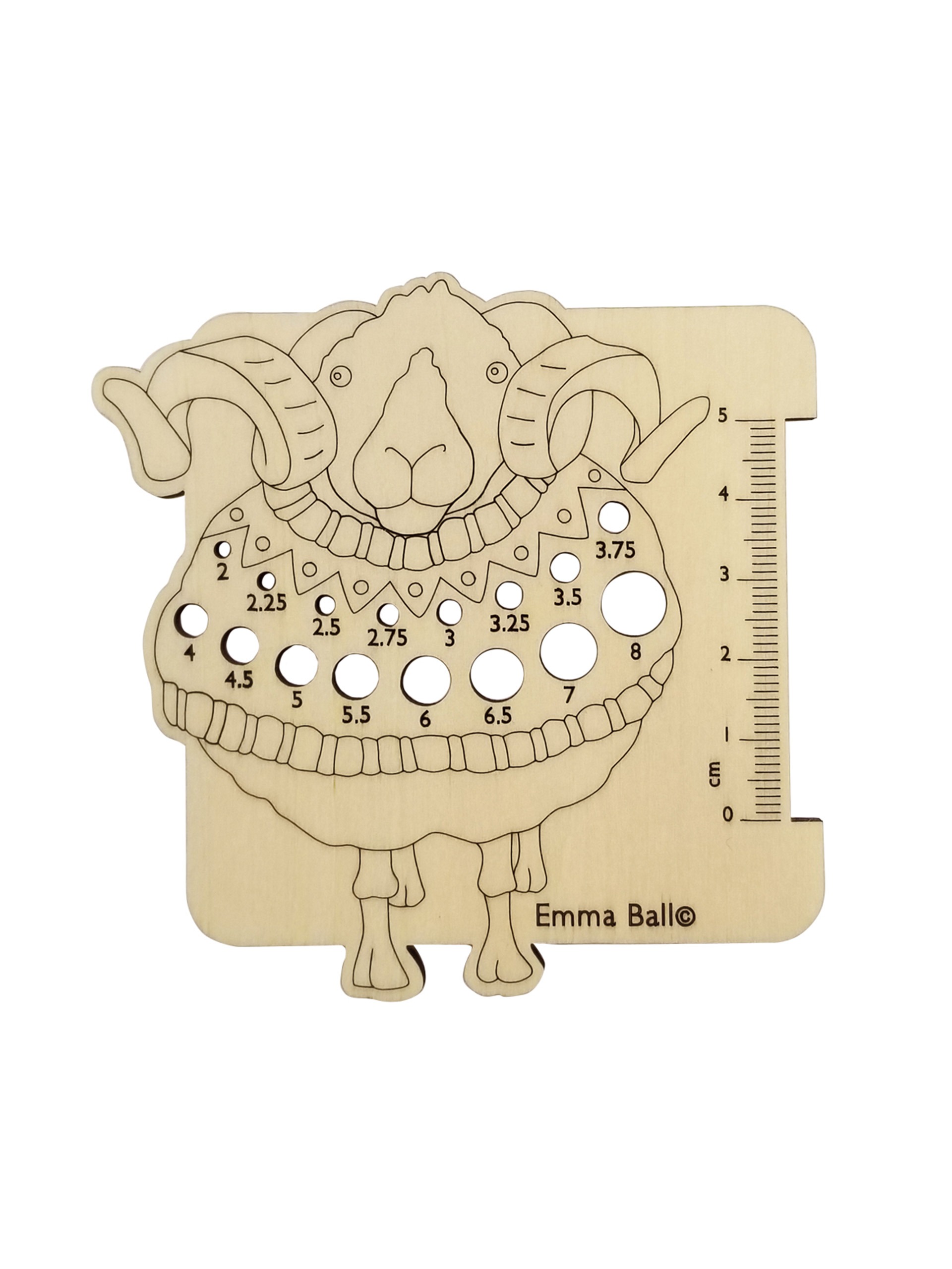 Stickmätare – Får med tröja