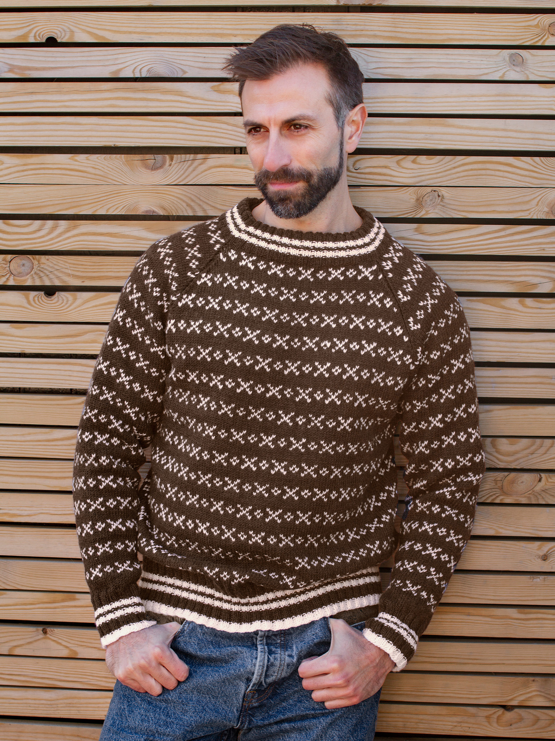 HUSAVIK Islender herre brun (Merinor)