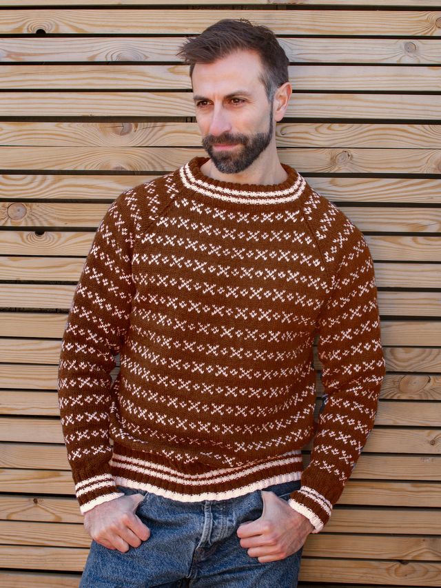 HUSAVIK Islender herre rustbrun (Merinor)