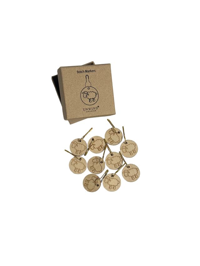 Maskemarkører i tre - sau - 10 stk