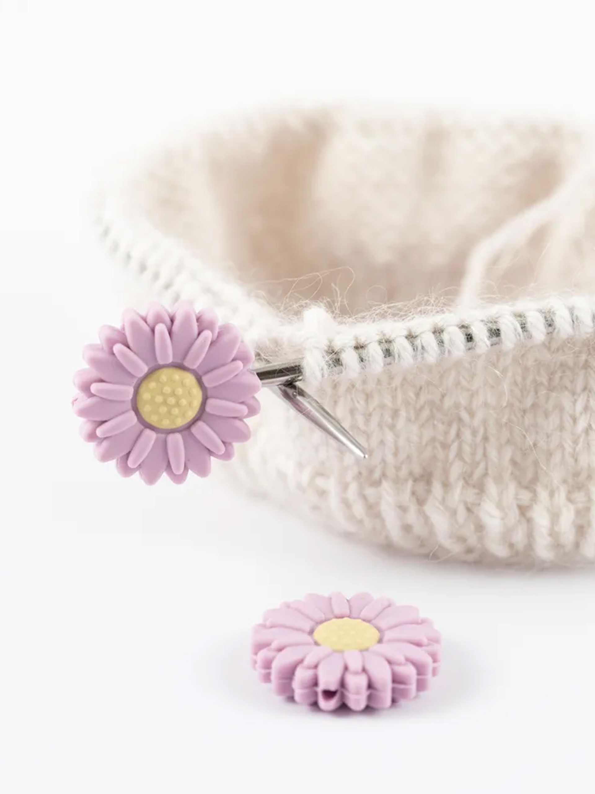 Maskestopper - lys lilla blomst