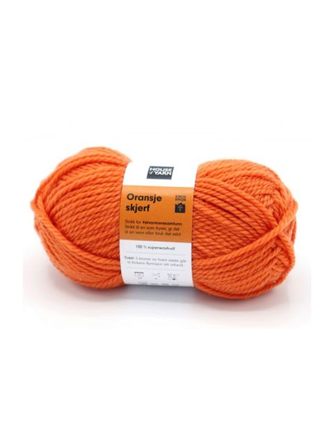 Oransje skjerf